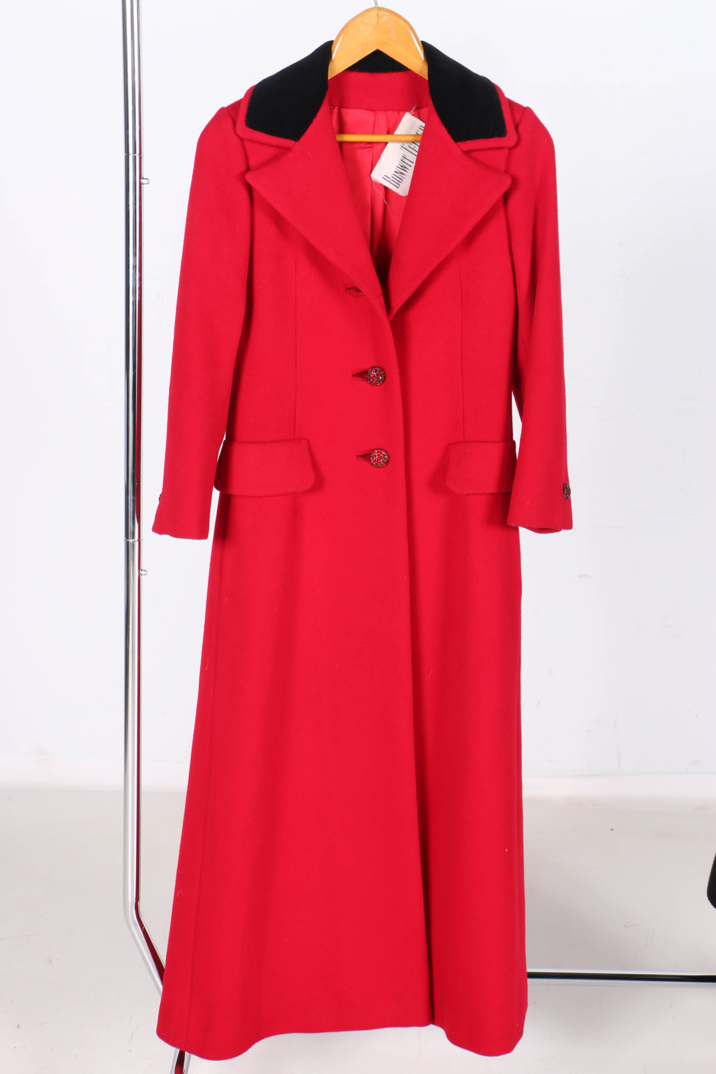 Three Women's Long Wool and Cashmere Coats Including Fleurette
