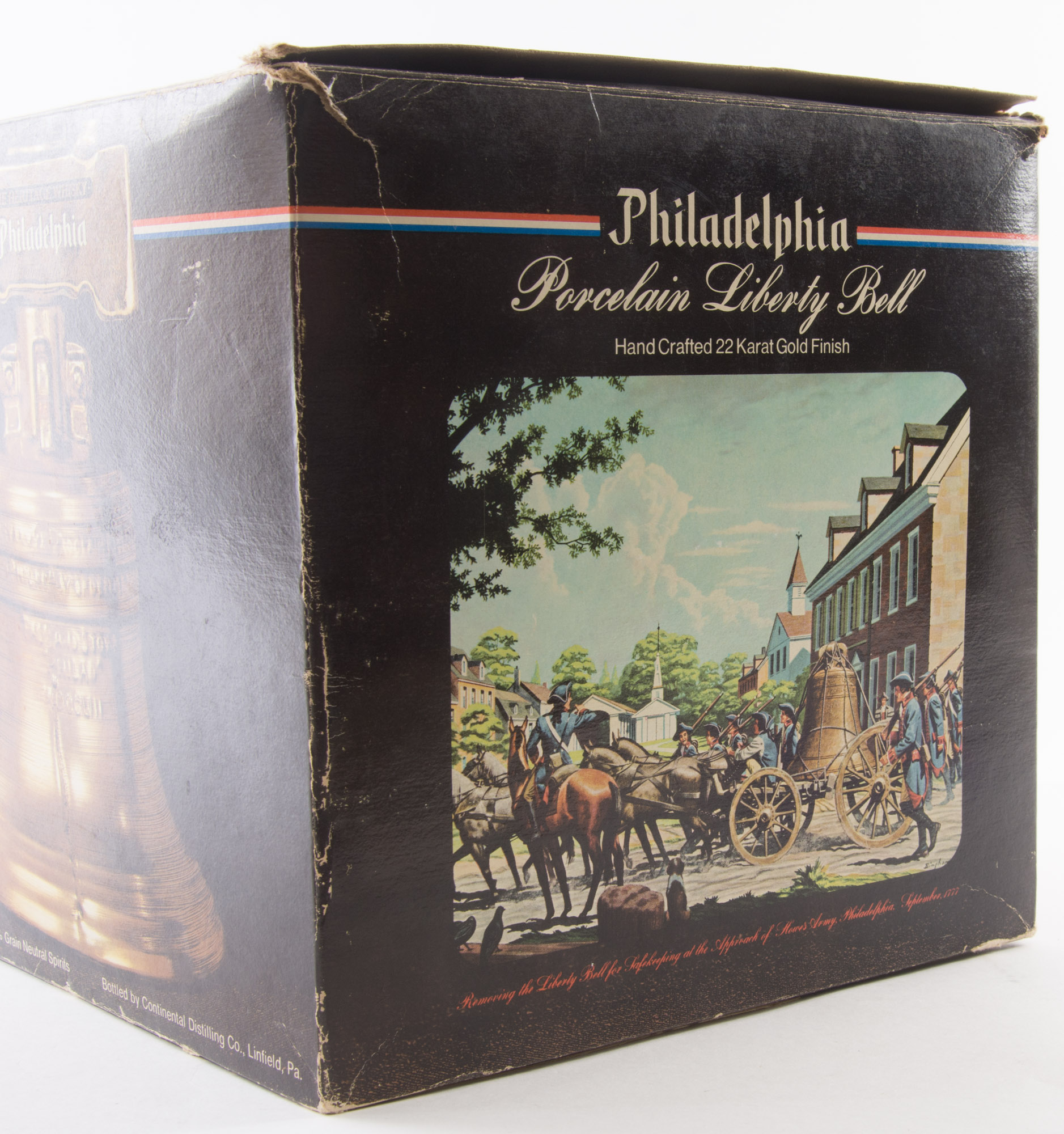 Vintage Philadelphia Whiskey Liberty Bell Bottle