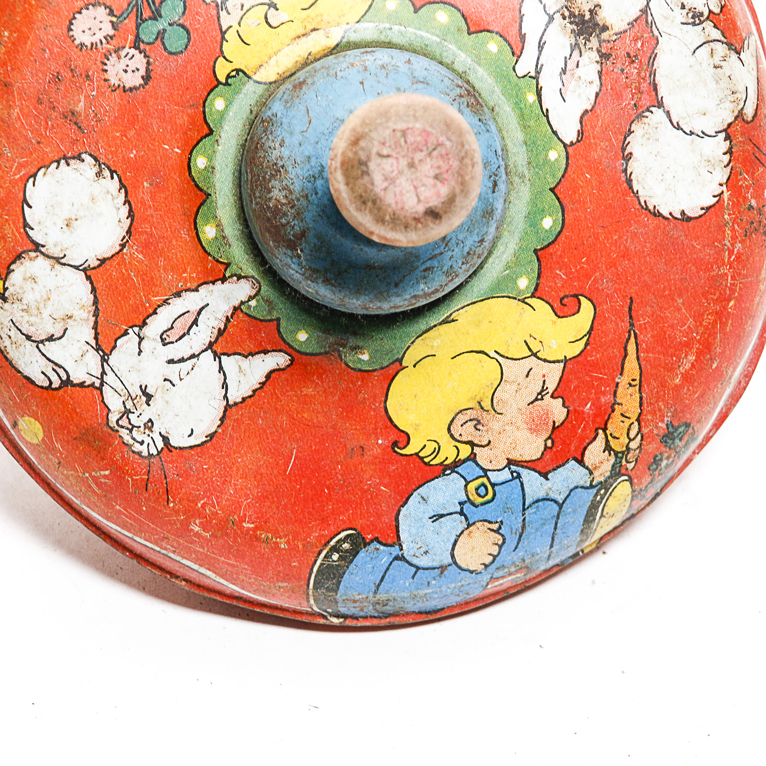 Vintage Toy Spinning Tops