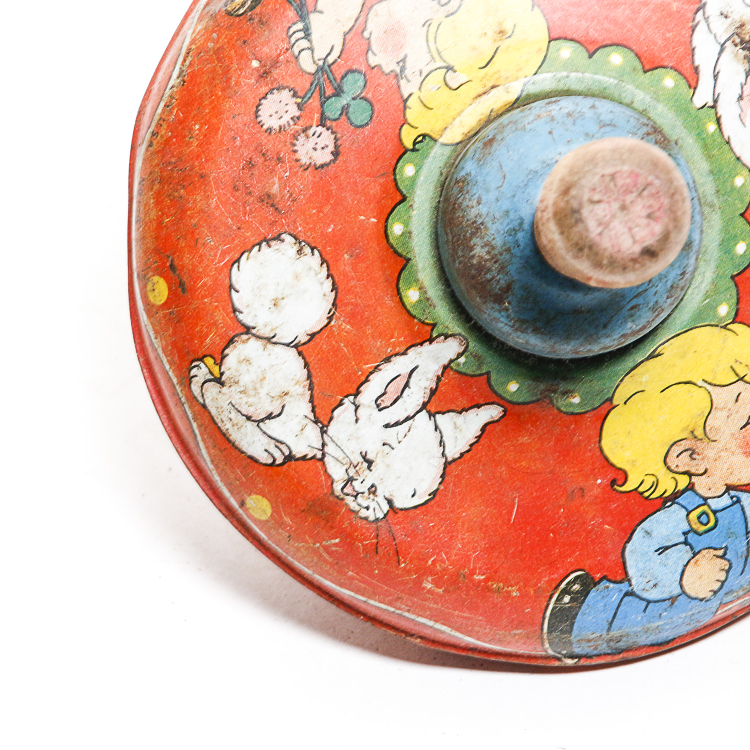 Vintage Toy Spinning Tops