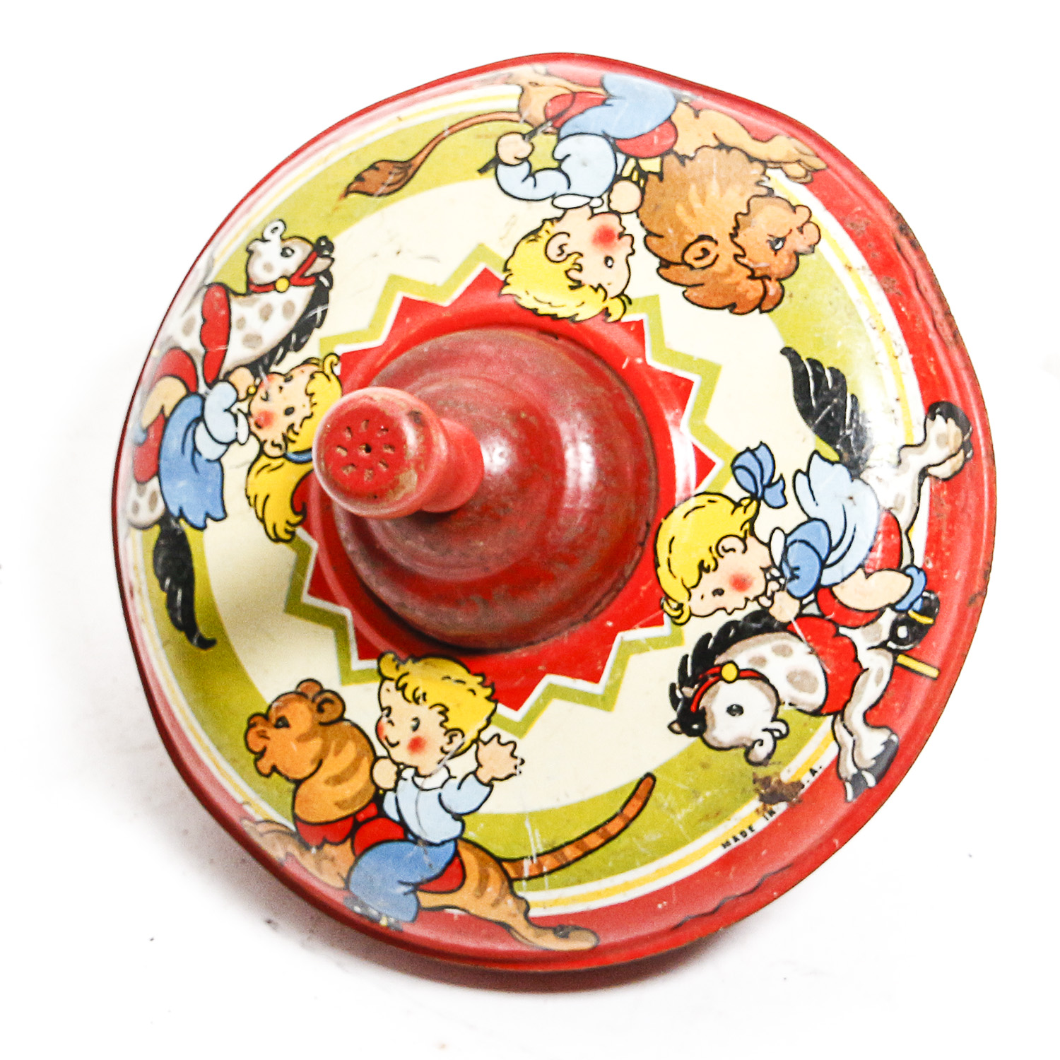 Vintage Toy Spinning Tops