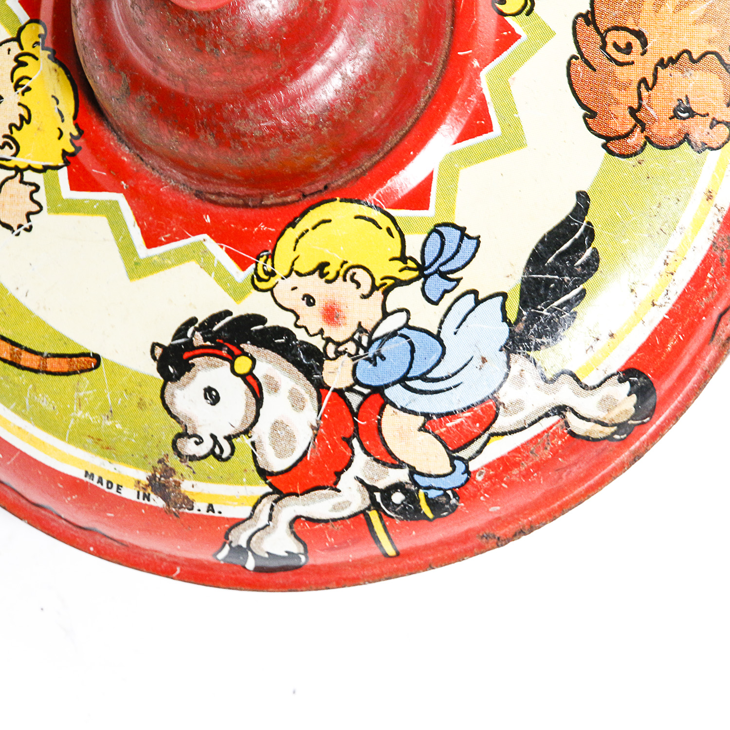 Vintage Toy Spinning Tops