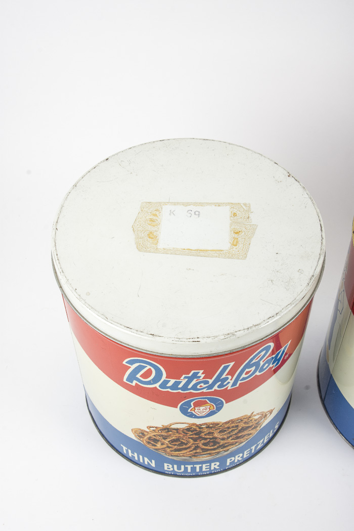 Vintage Pretzel Tins