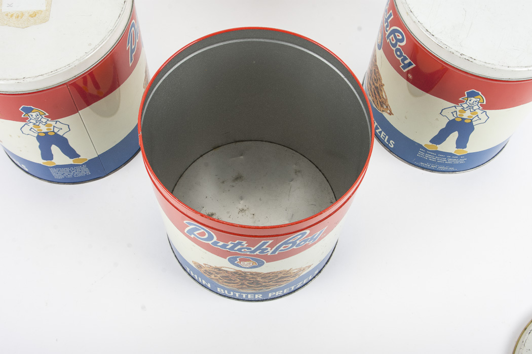 Vintage Pretzel Tins