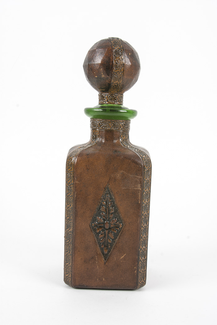 Vintage Leather-bound Decanter