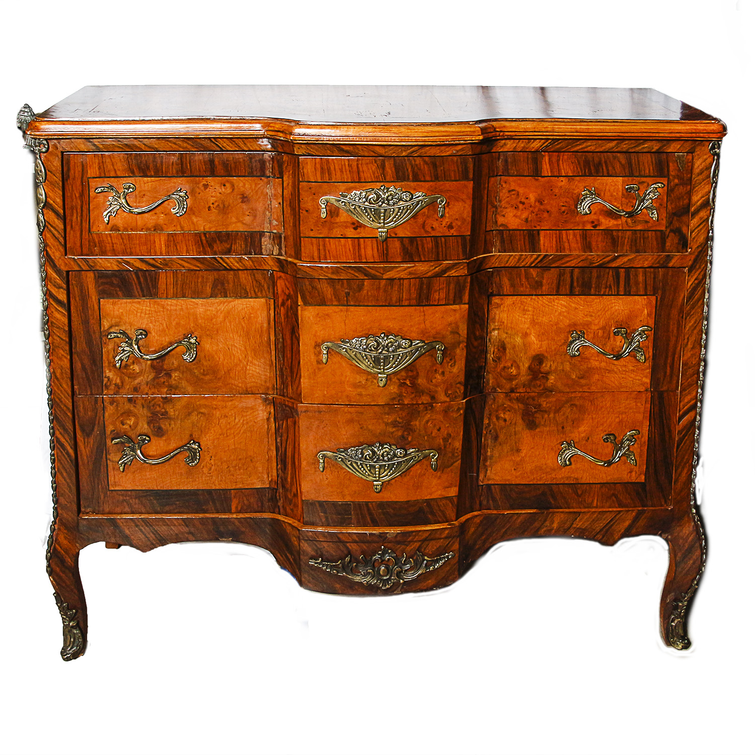 Vintage Louis XV/XVI Style Transitional Commode