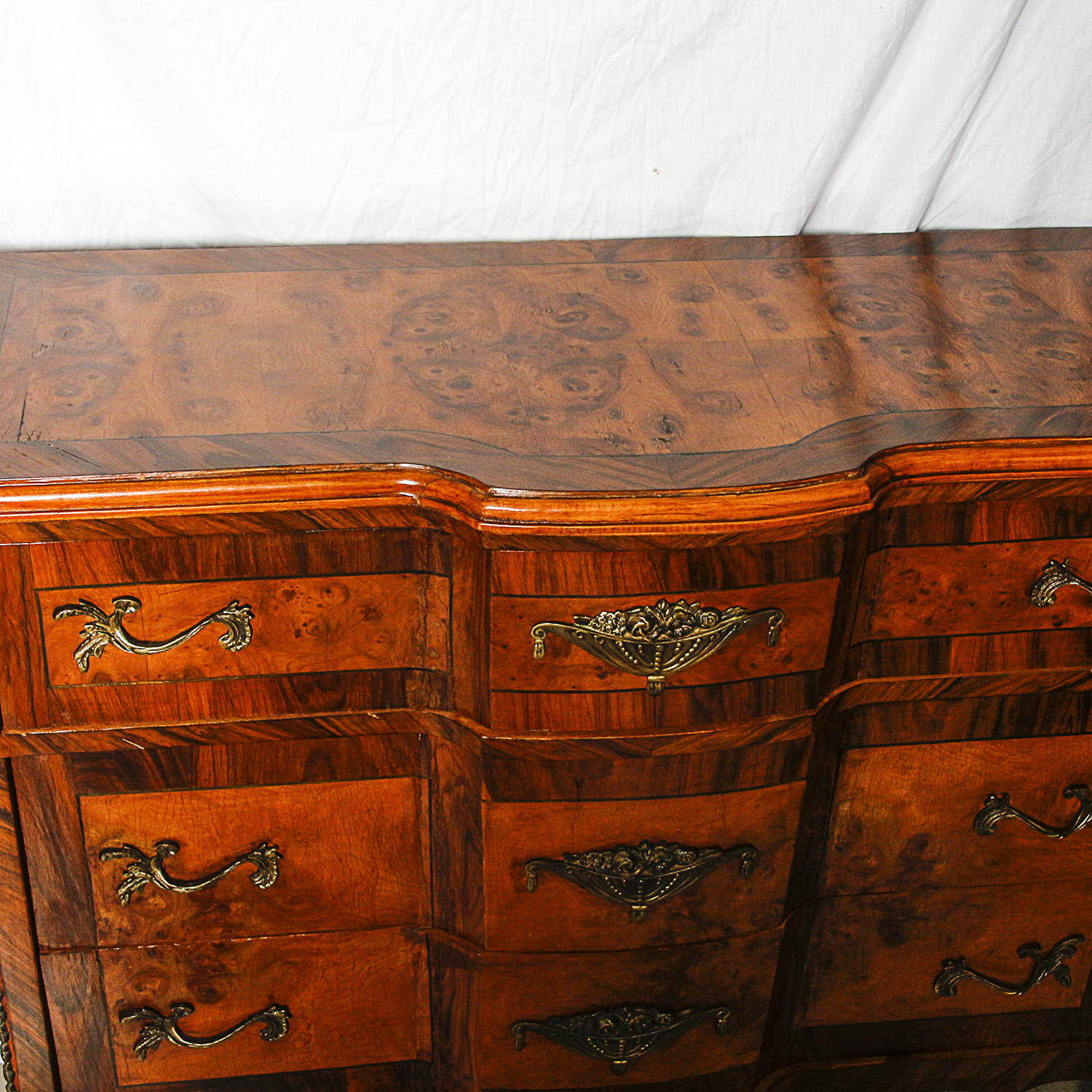 Vintage Louis XV/XVI Style Transitional Commode