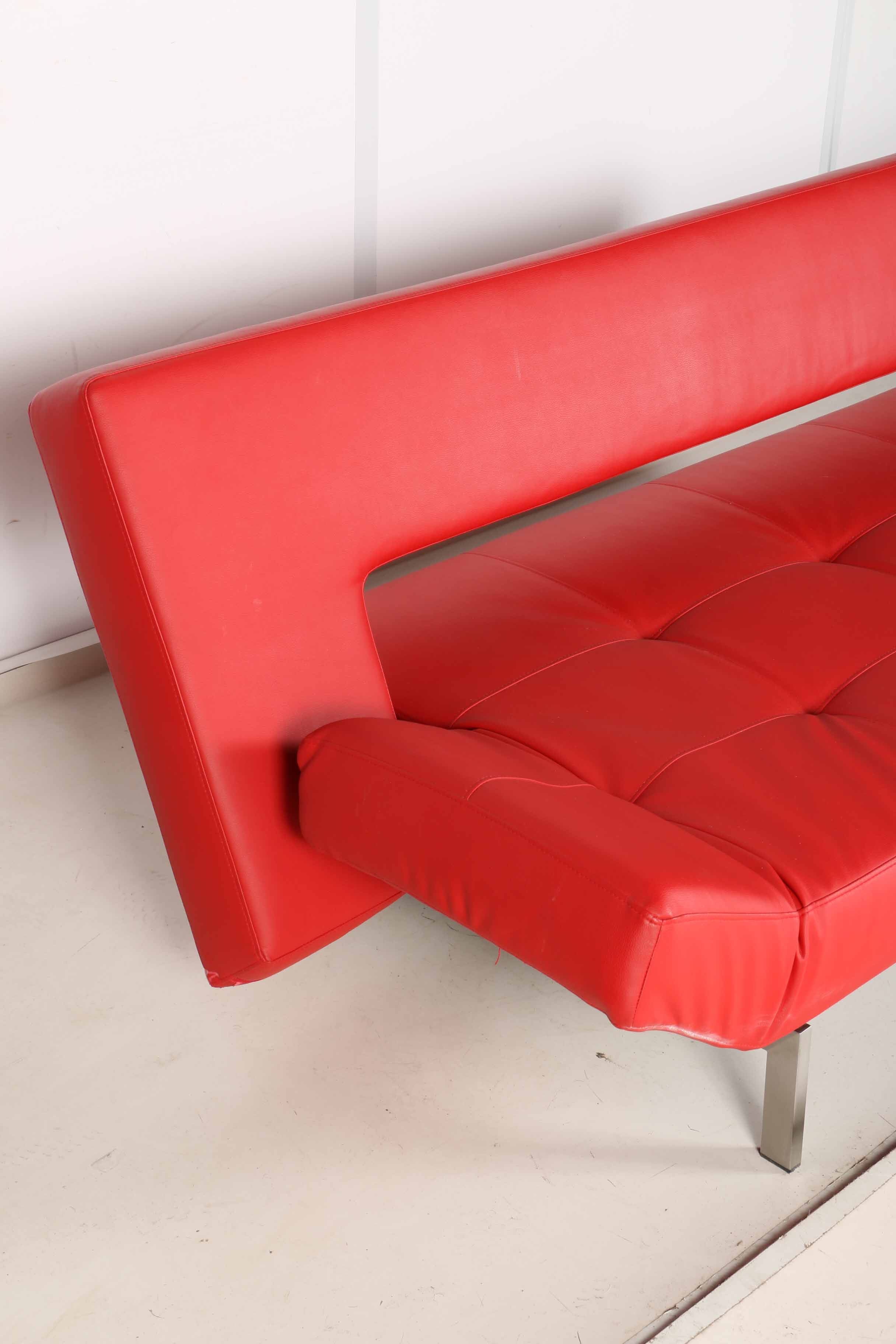 Modern Style Red Sofa