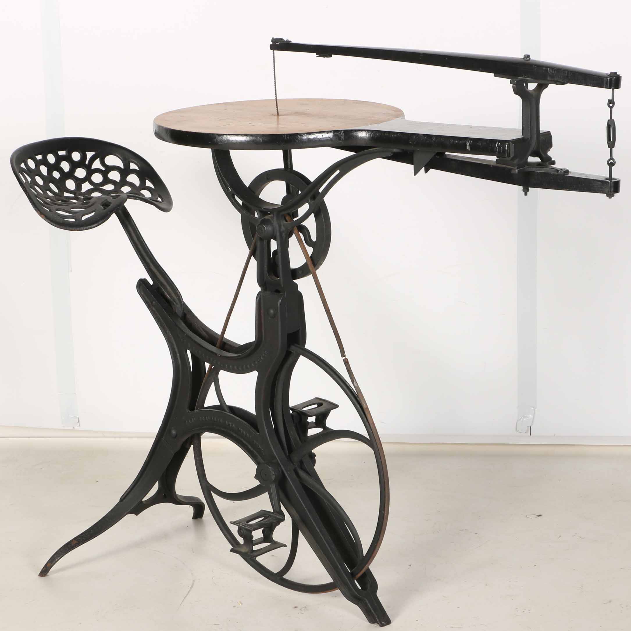 Antique Barnes Velocipede Saw