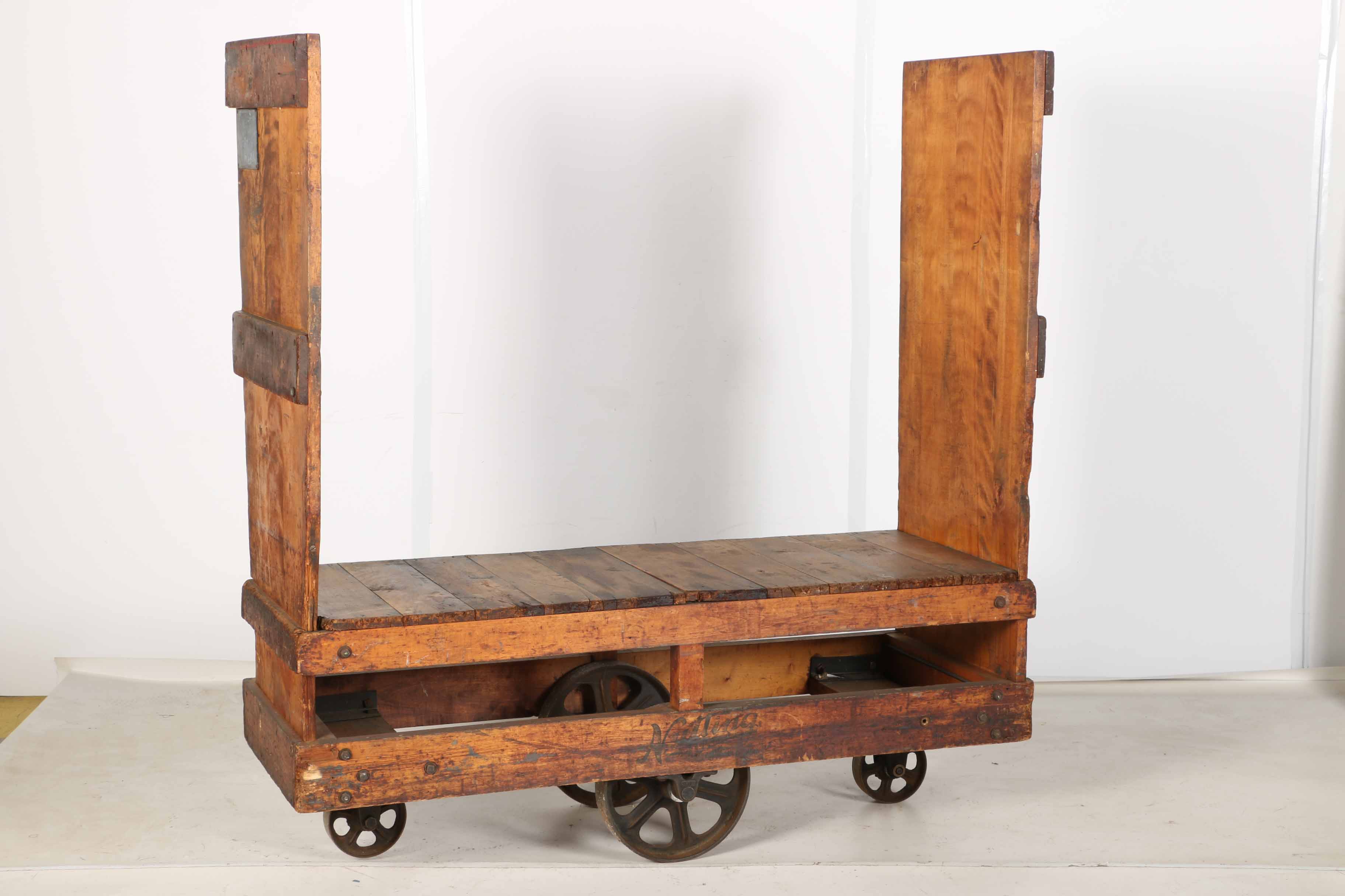 Vintage Nutting Co. Cart with Moving Dolly