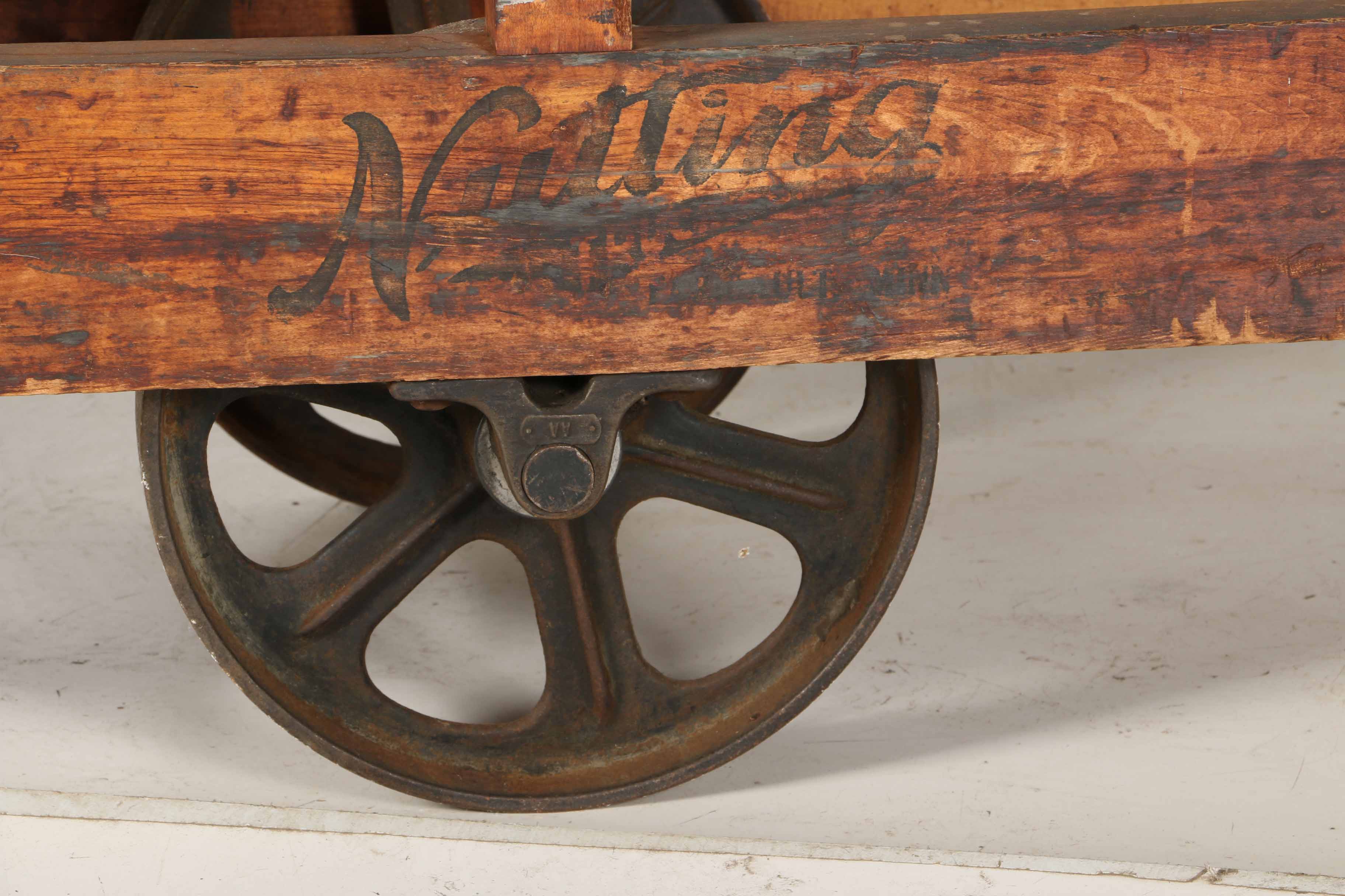 Vintage Nutting Co. Cart with Moving Dolly