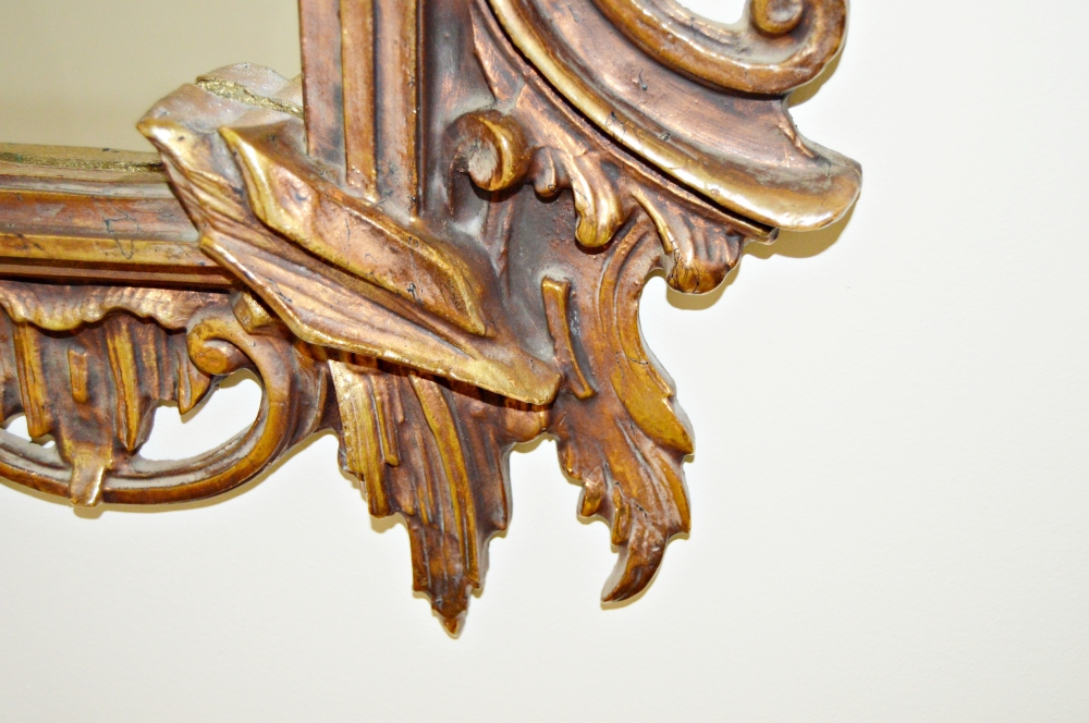 Vintage Rococo Style Wall Mirror