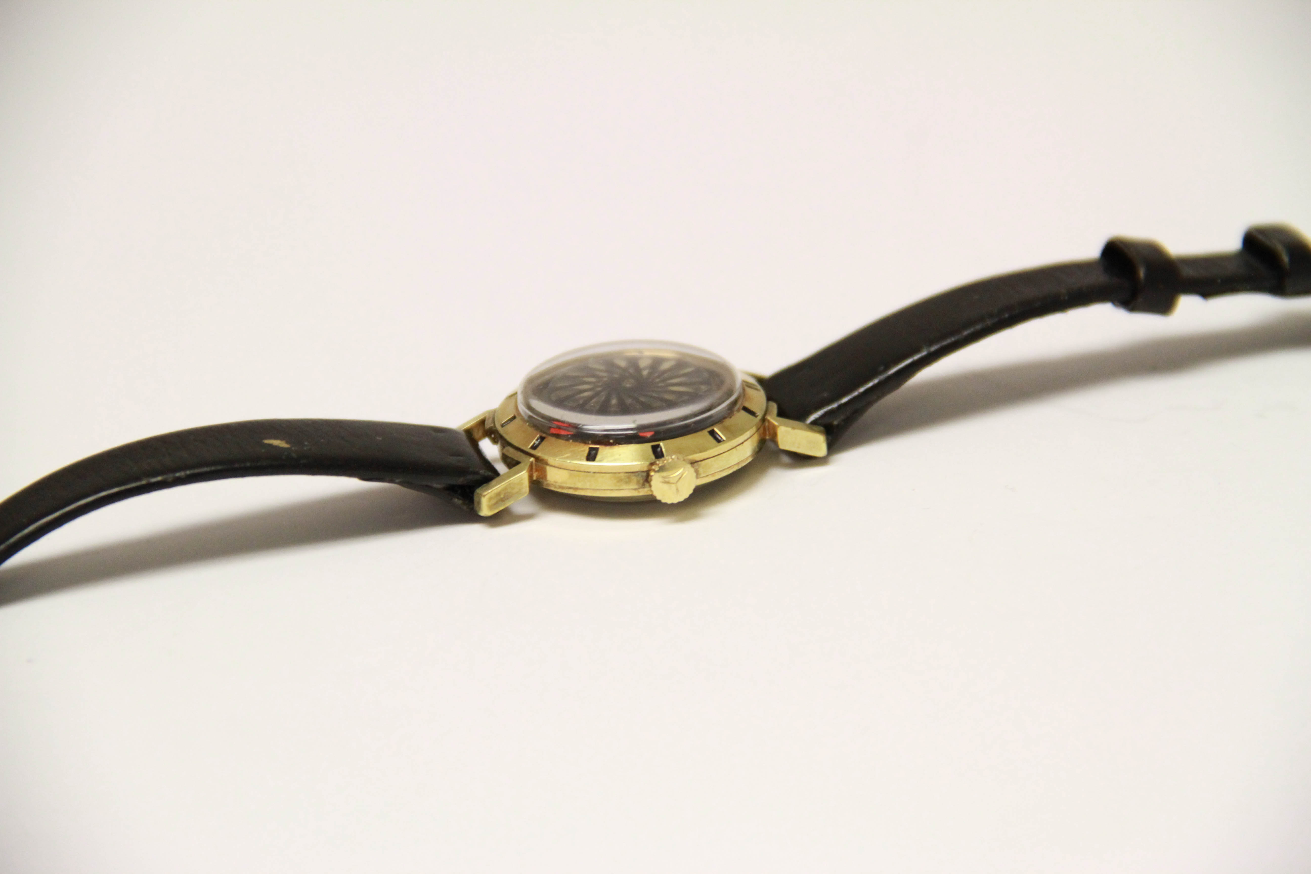 Vintage Ernest Borel Synchron 17 Jewel Kaleidoscope Watch