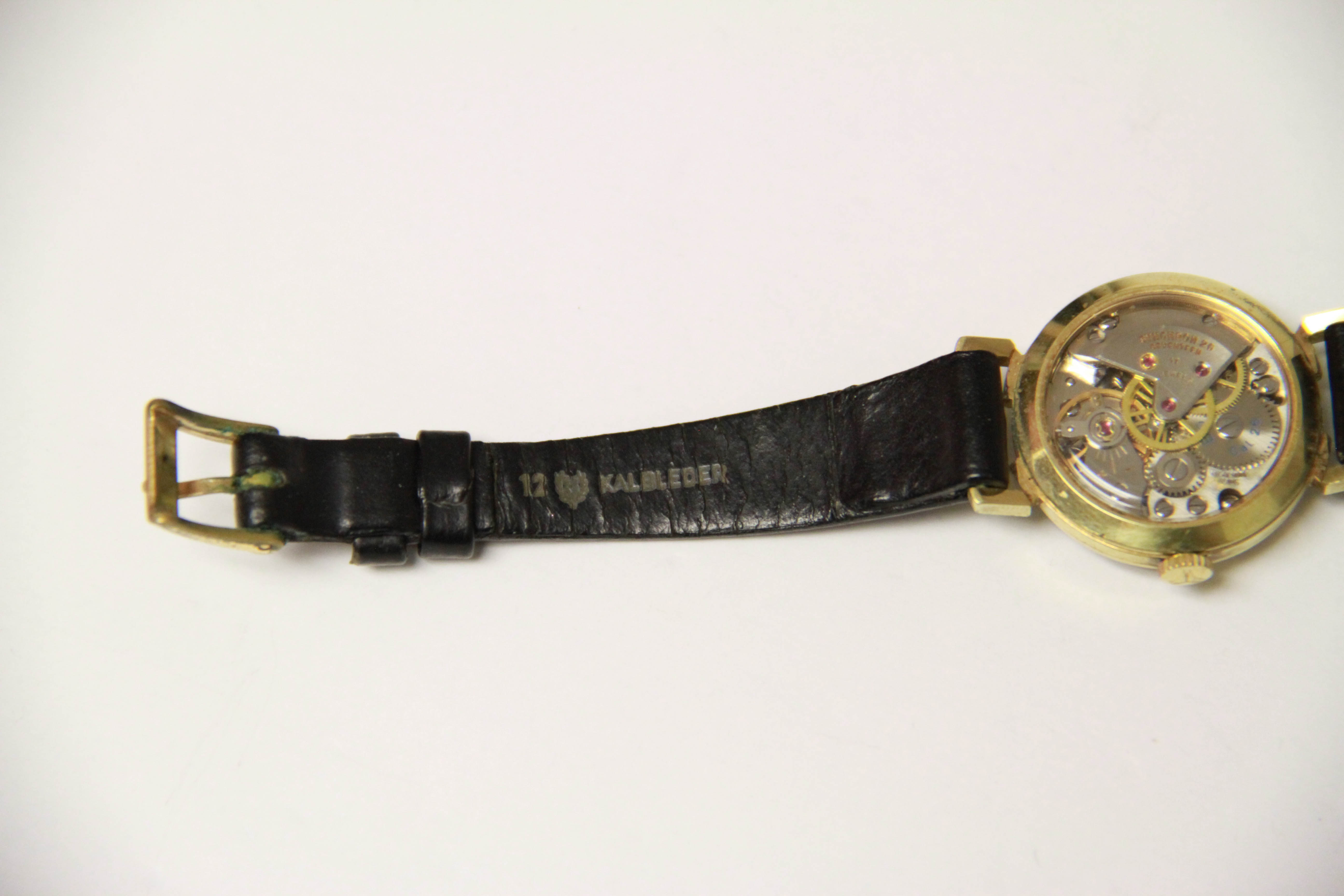 Vintage Ernest Borel Synchron 17 Jewel Kaleidoscope Watch