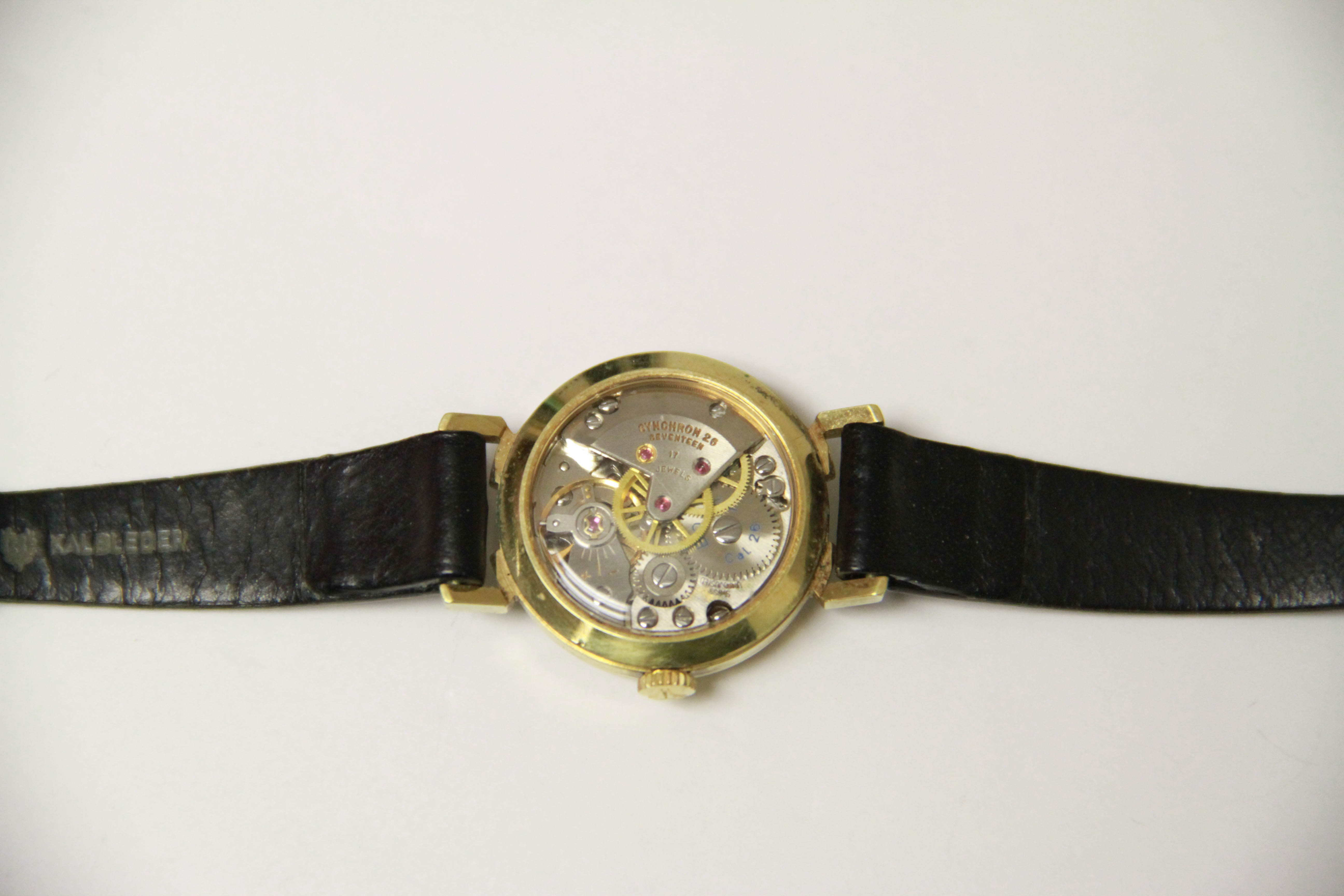 Vintage Ernest Borel Synchron 17 Jewel Kaleidoscope Watch