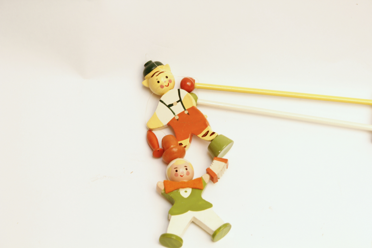 Vintage Hand-Painted IRMI Nursery Mobile