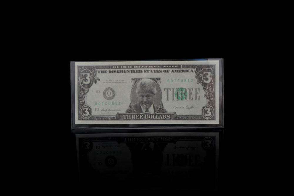 Clinton Three Dollar Bill