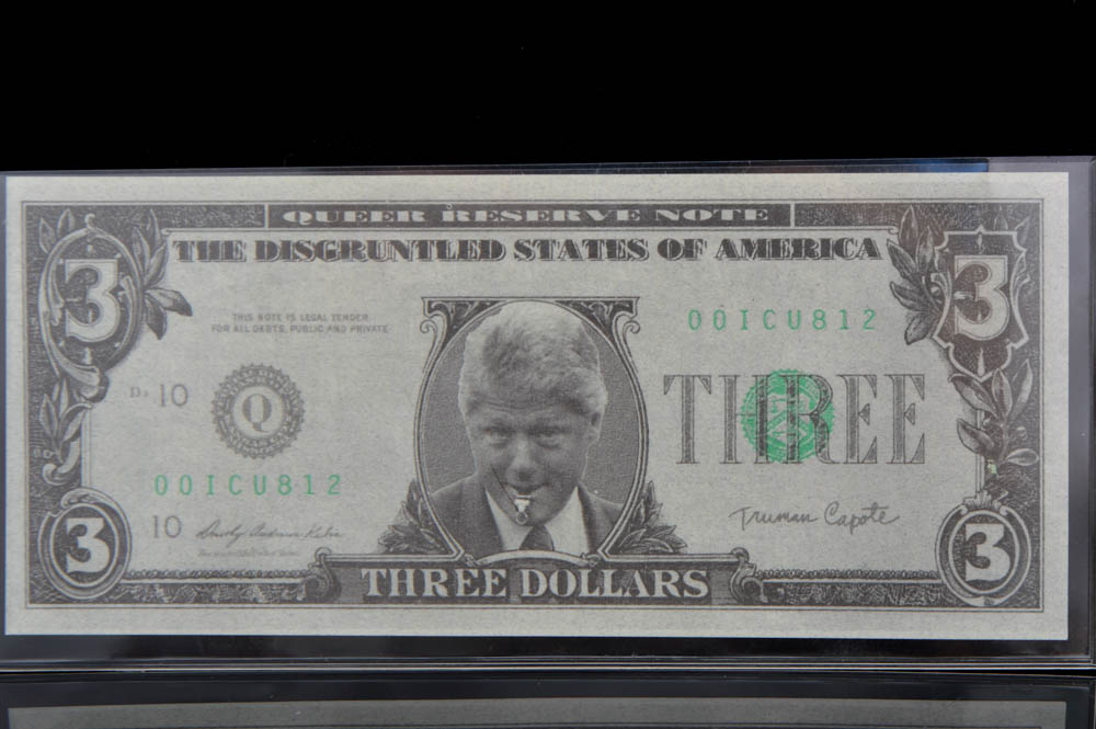 Clinton Three Dollar Bill