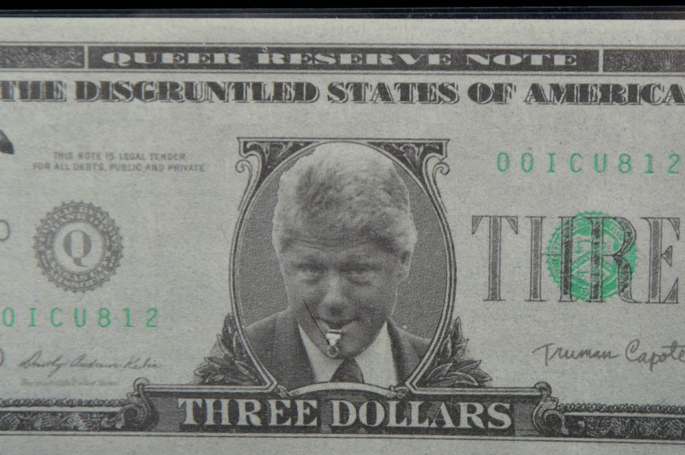 Clinton Three Dollar Bill