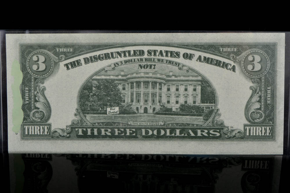 Clinton Three Dollar Bill