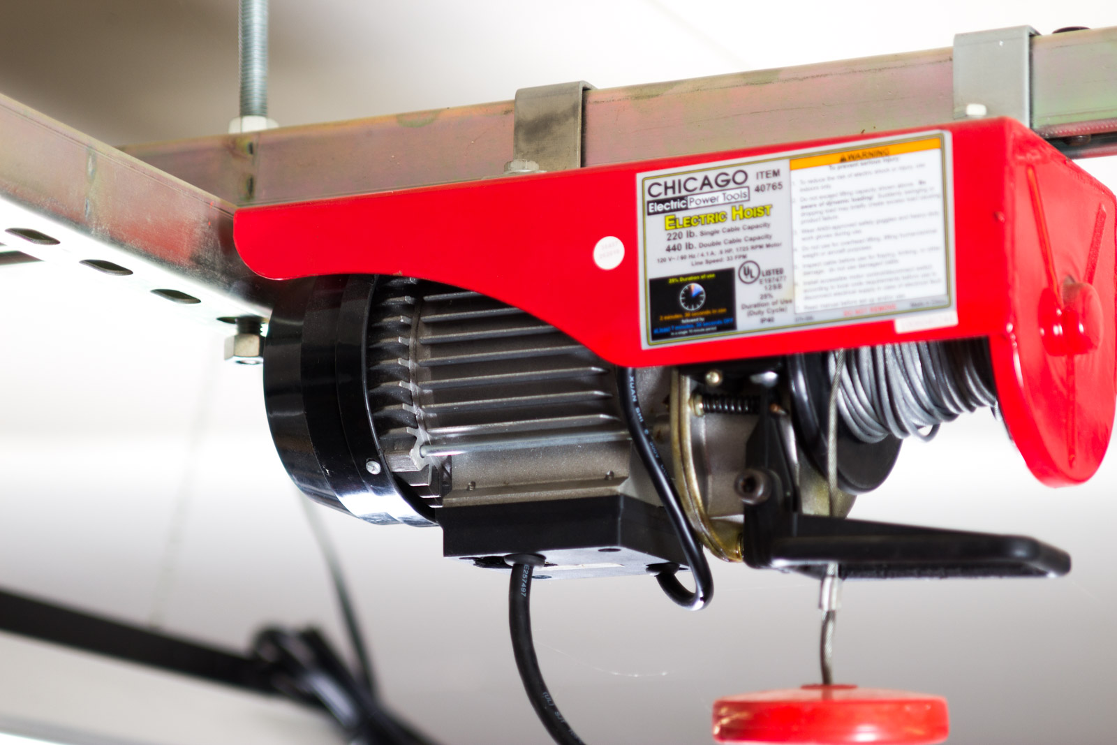 Chicago Electric Power Tools 93251 Electric Hoist