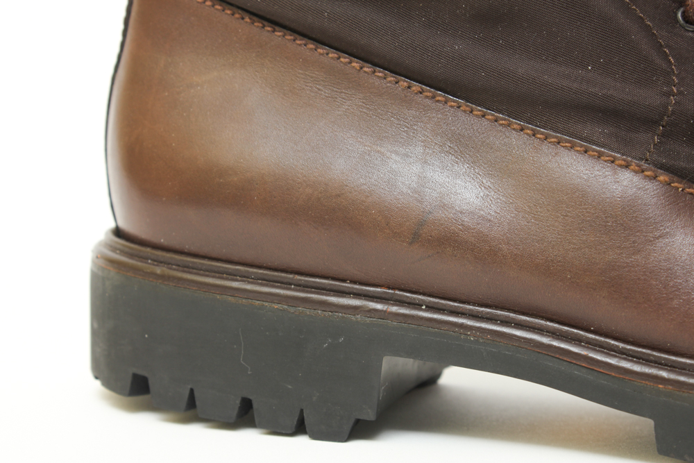 Women's Prada Milano Brown Leather Ankle Boots