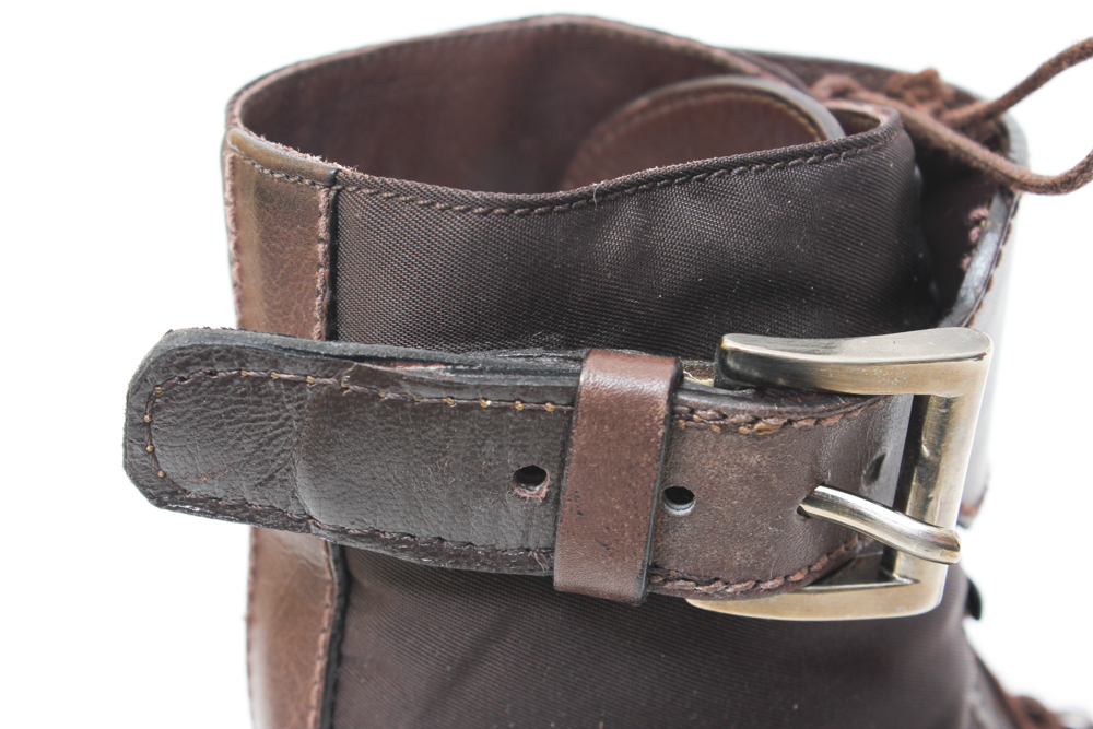 Women's Prada Milano Brown Leather Ankle Boots