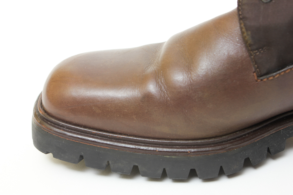 Women's Prada Milano Brown Leather Ankle Boots