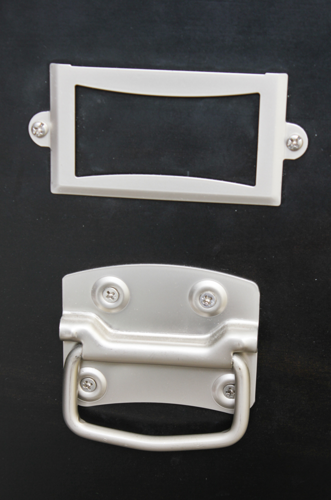 Pottery Barn Black Wood File Cabinets