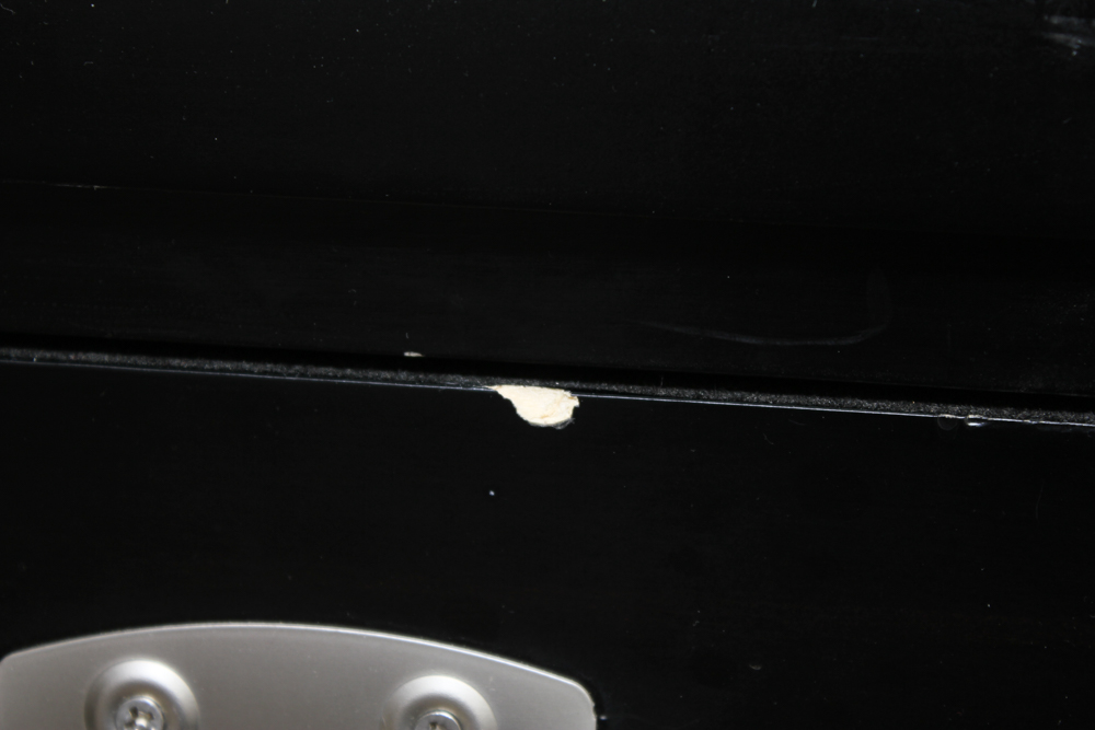 Pottery Barn Black Wood File Cabinets