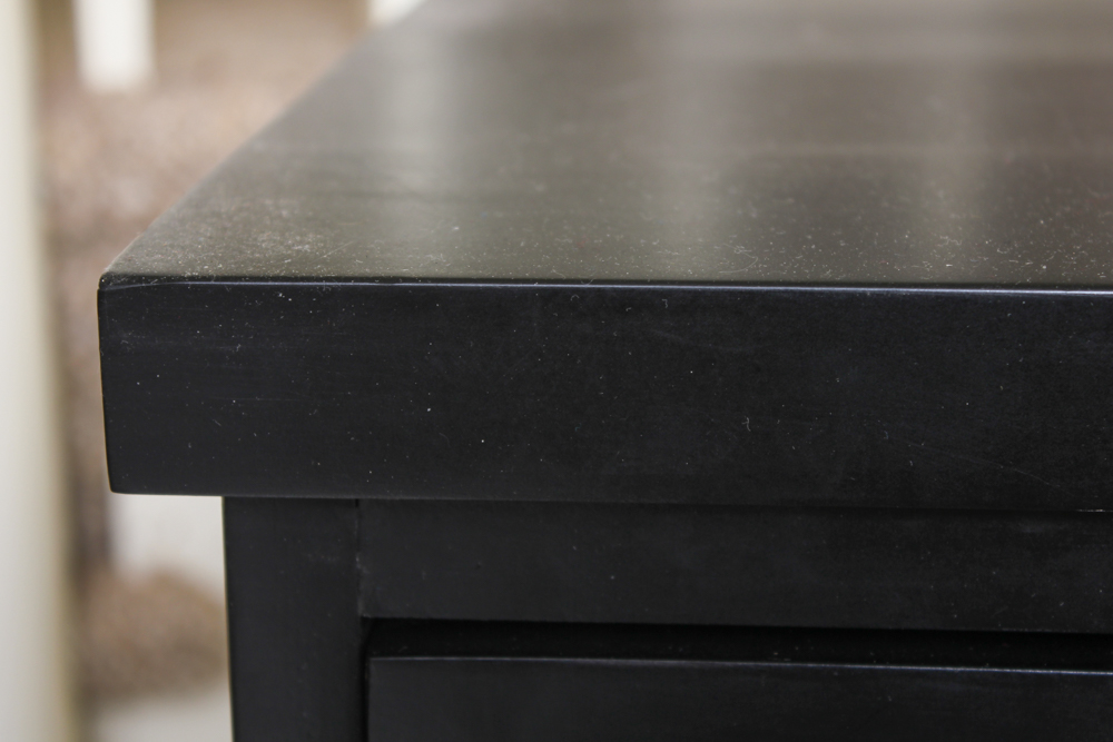 Pottery Barn Black Wood File Cabinets