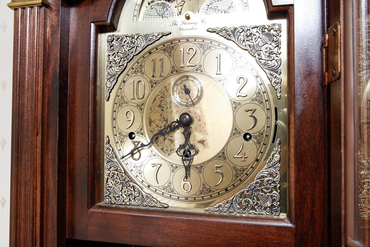 The Steinway Company Clockmakers Grandfather Clock