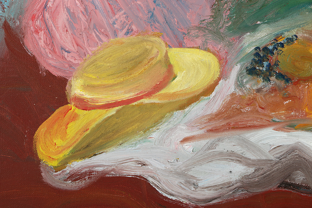 Oil Painting on Canvas Picnic Scene