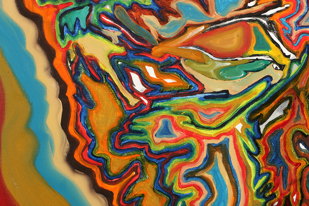 Clintel Steed Oil on Canvas “Portrait of Miles Davis”