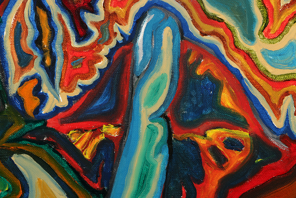 Clintel Steed Oil on Canvas “Portrait of Miles Davis”