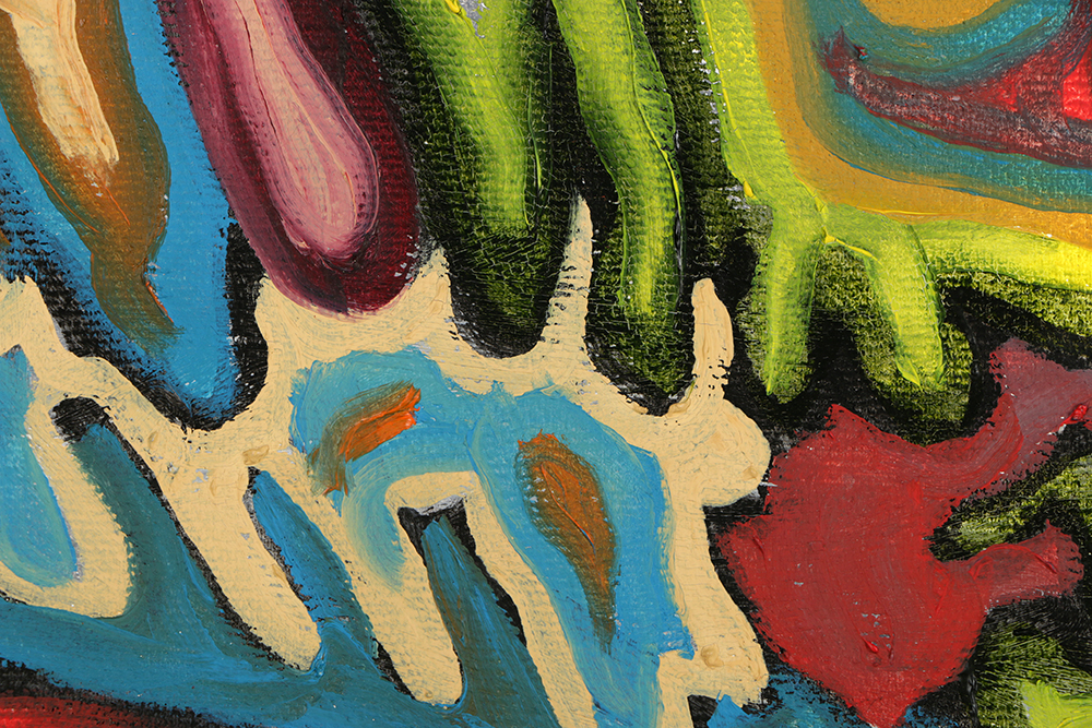 Clintel Steed Oil on Canvas “Portrait of Miles Davis”