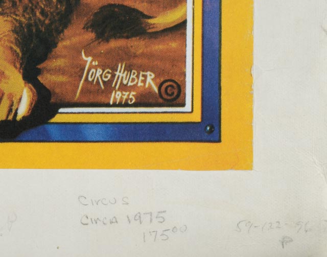 Original 1975 German Roncalli Circus Poster