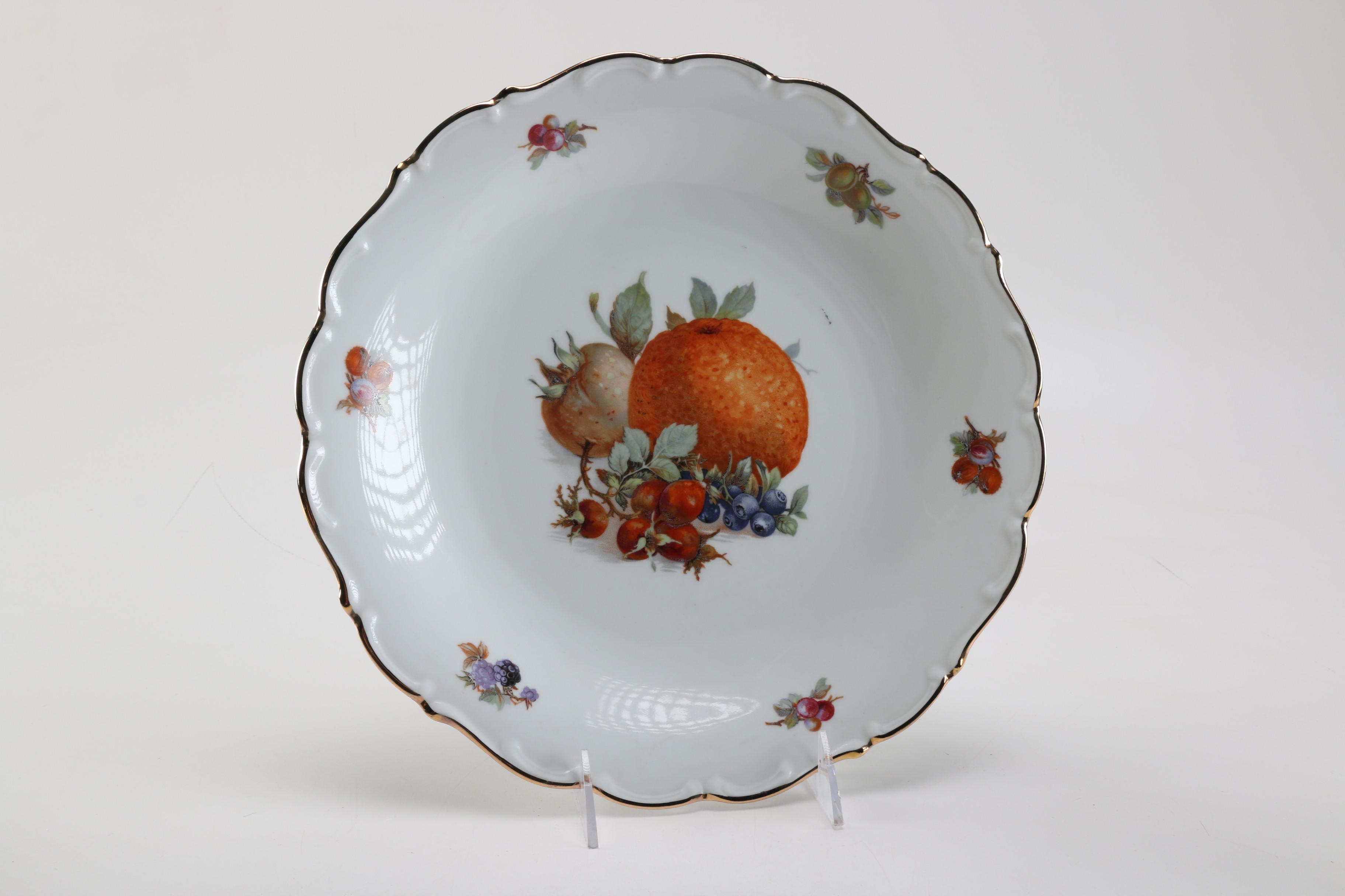 Schumann Arzberg German Bavarian Fruit Motif Plates