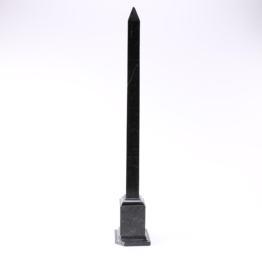 Black Marble Obelisk