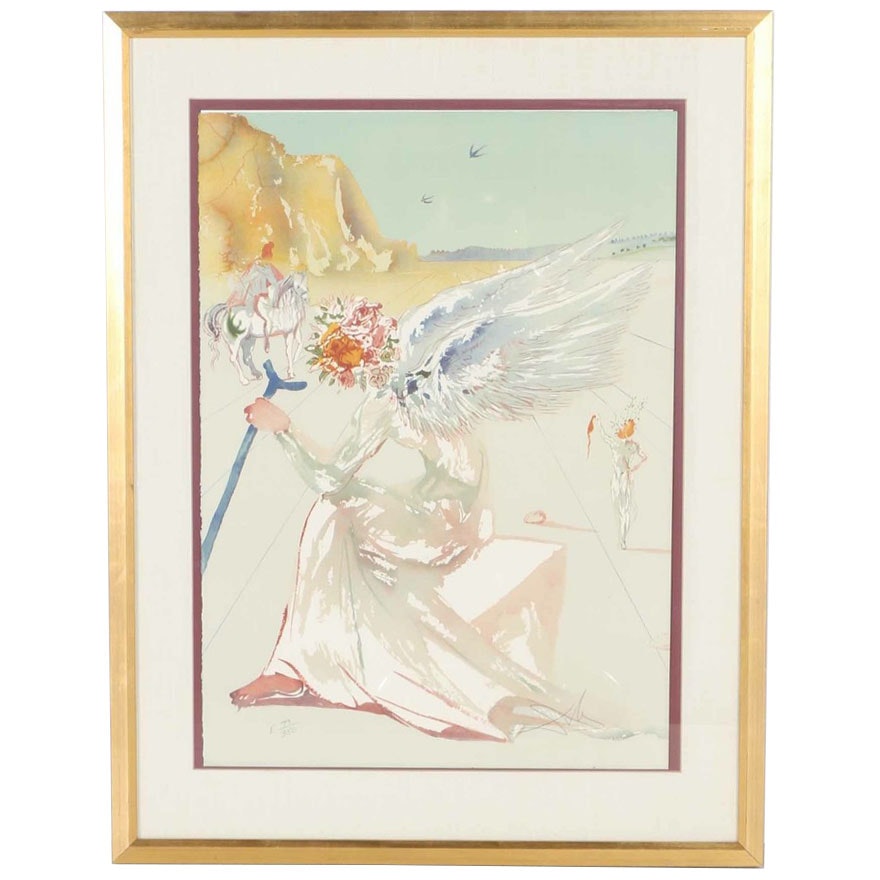 Limited Edition Lithograph After Salvador Dalí "Helen of Troy"