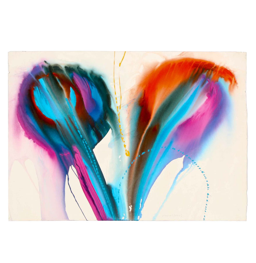 Acrylic and Watercolor on Paper "Form/Arizona"