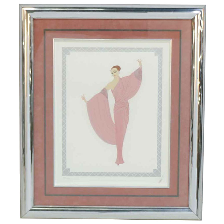 Erté Serigraph "In the Evening"