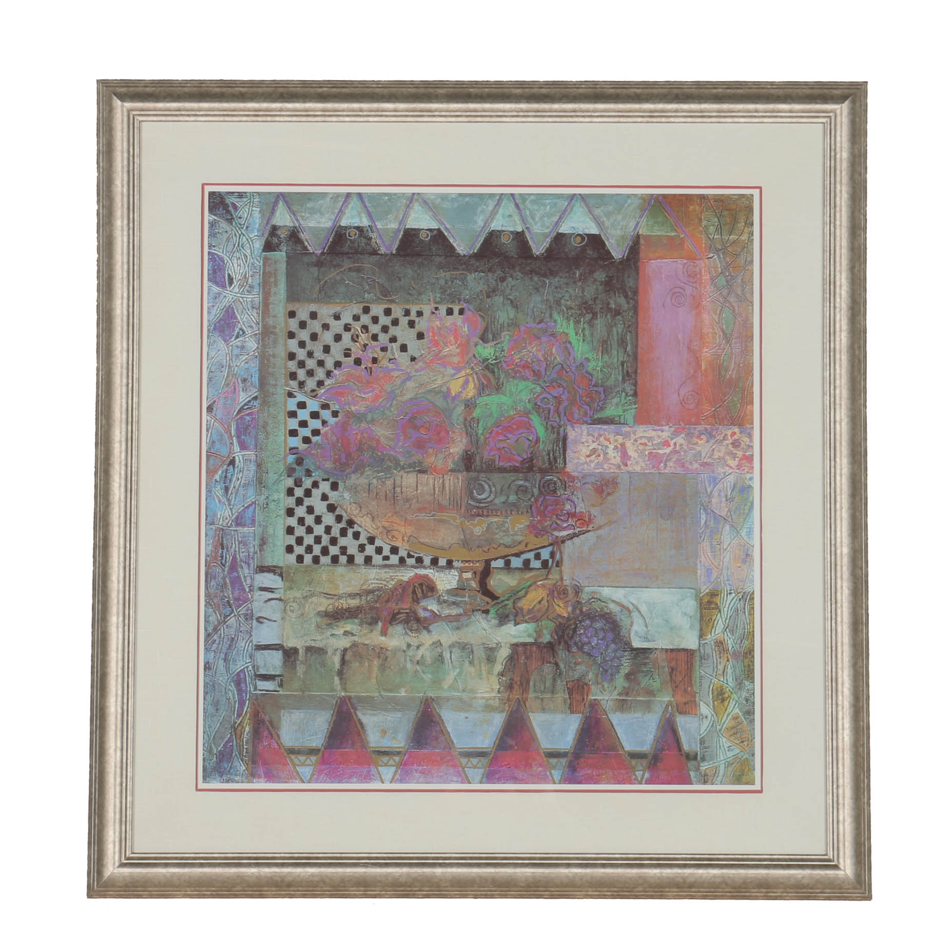 Shawna Hartnett Offset Lithograph "Cafe Bordeaux"