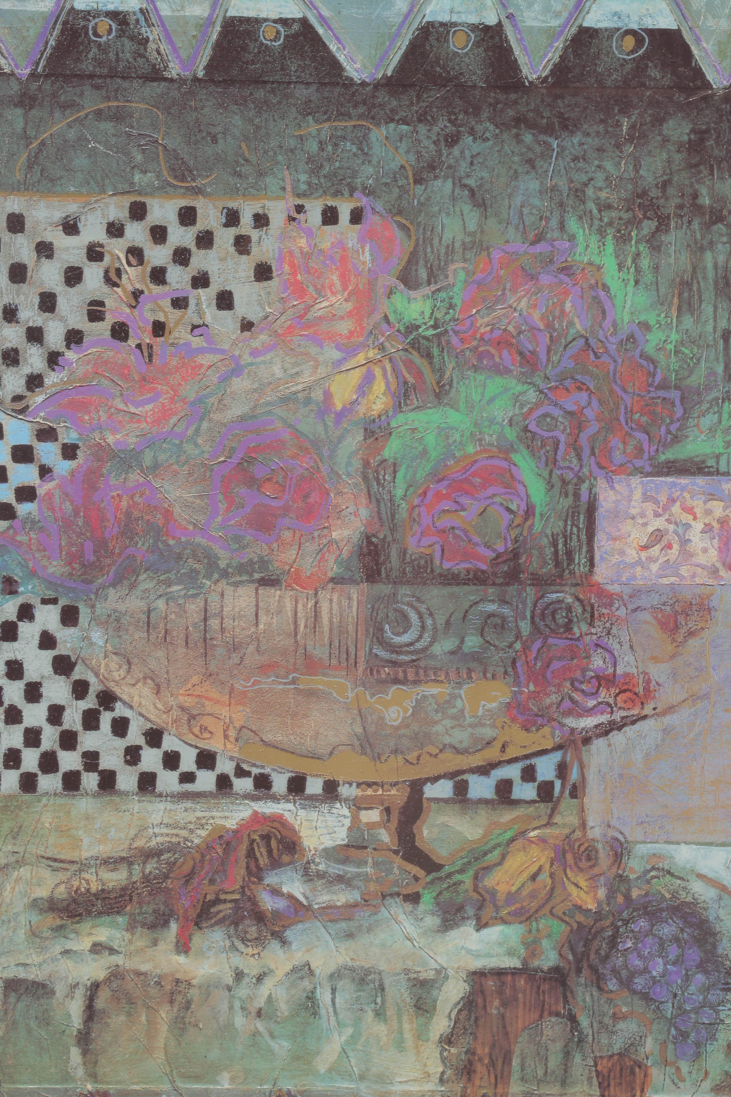 Shawna Hartnett Offset Lithograph "Cafe Bordeaux"