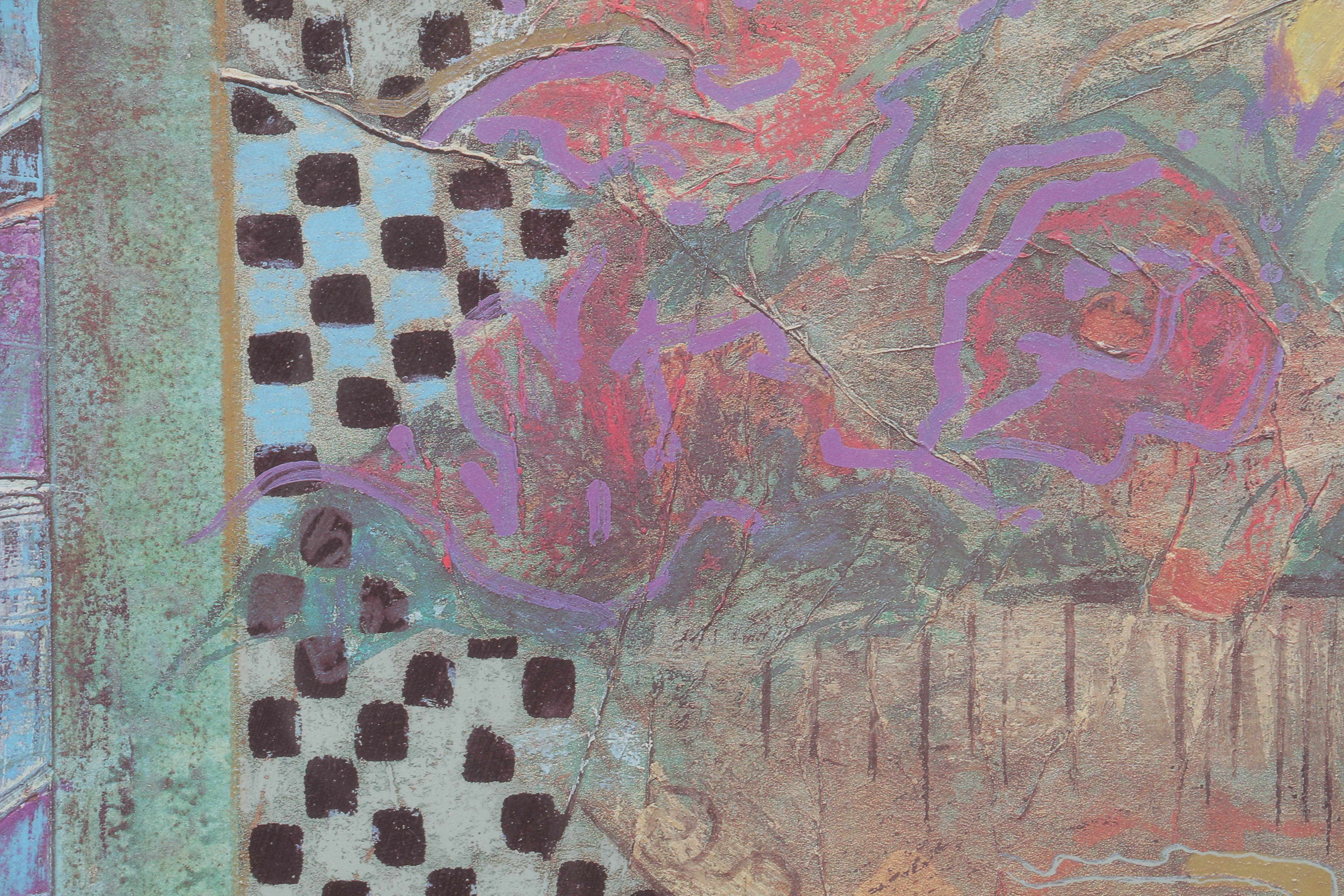 Shawna Hartnett Offset Lithograph "Cafe Bordeaux"