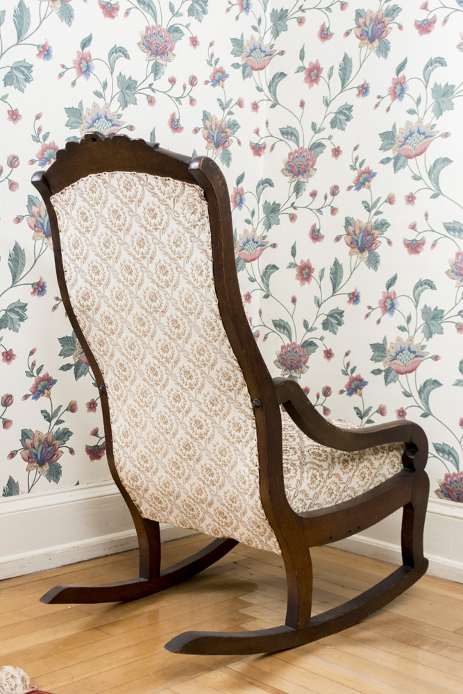 Vintage Victorian Style Rocking Chair