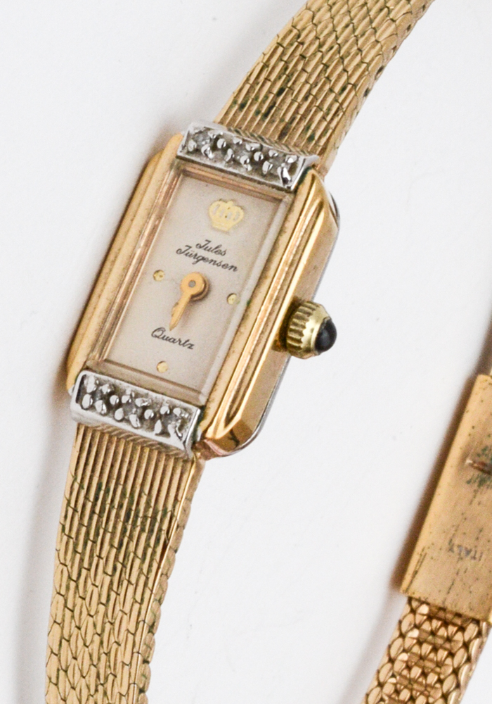 Women's Jules Jurgensen Watch with Diamonds