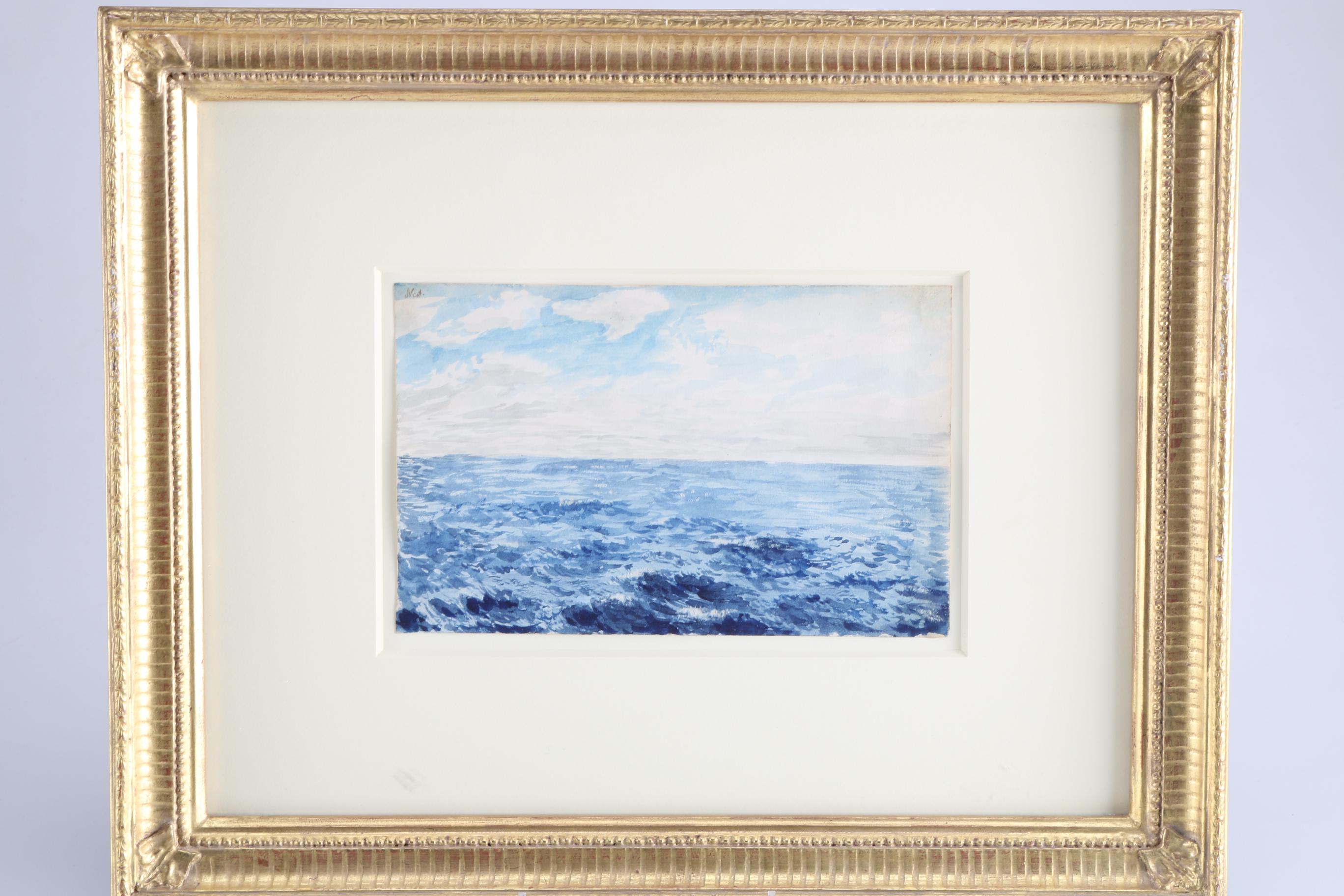 Charles DeWolf Brownell Original Watercolor "Lat. 32°, Nov. 28, 1857"