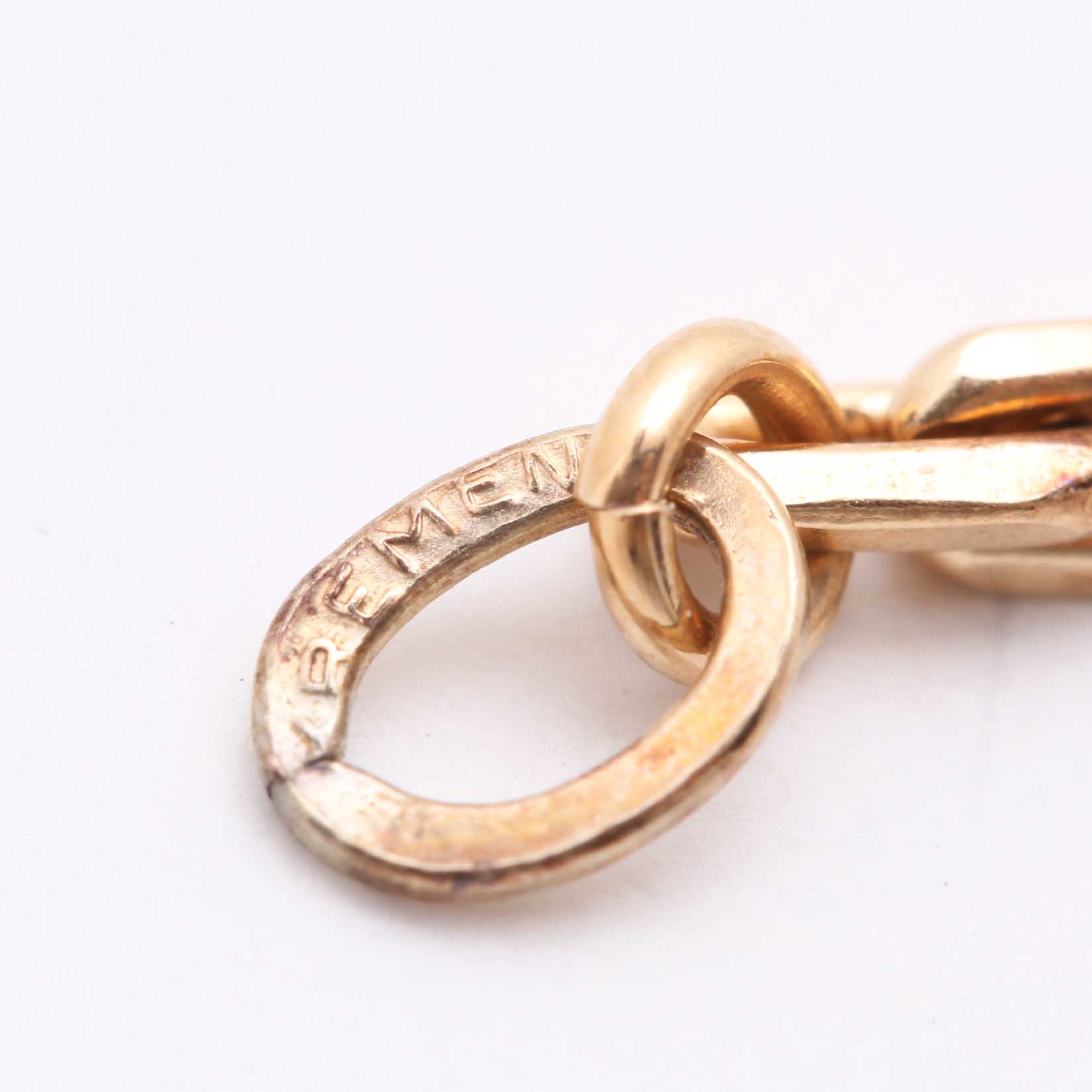 Krementz Gold Filled Curb Chain Bracelet