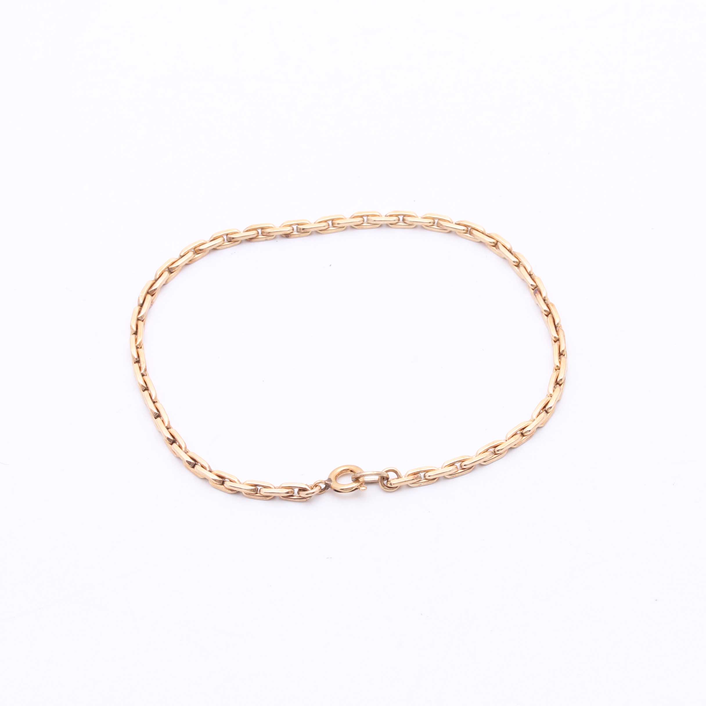 Krementz Gold Filled Curb Chain Bracelet